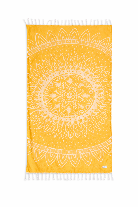 Willou Turkish Cotton Towel – Sunshine | 175 x 95 cm