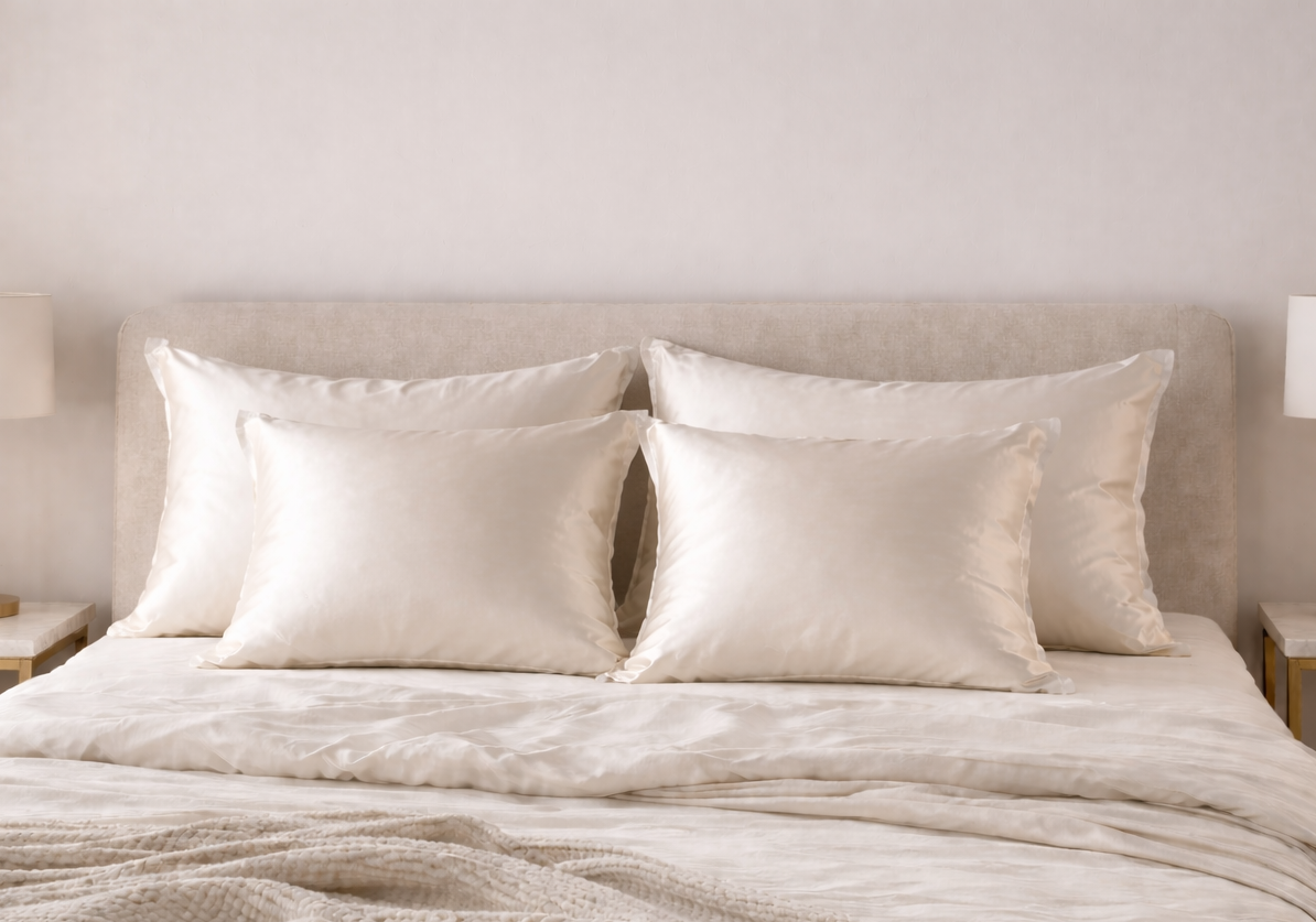 100% Mulberry Silk Pillowcase – 22 Momme, 6A Grade
