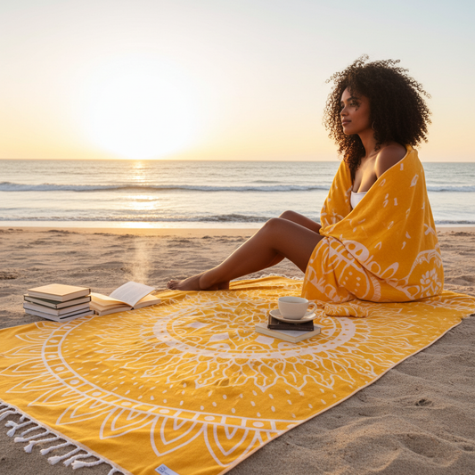 Willou Turkish Cotton Towel – Sunshine | 175 x 95 cm